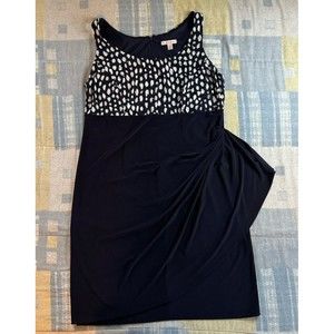 DB Established 1962 Navy Blue Polka Dot Maxi Dress Women's 14